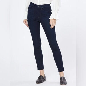 PAIGE Denim Dark Wash Hoxton Ankle Skinny Jean